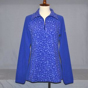 Columbia Fleece Women's Size Medium Purple Pullover Sweatshirt